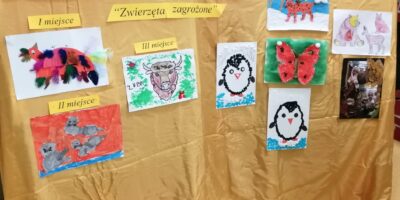 Miedzyprzedszkolny konkurs plastyczny „Zwierzęta zagrożone” rozstrzygnięty.