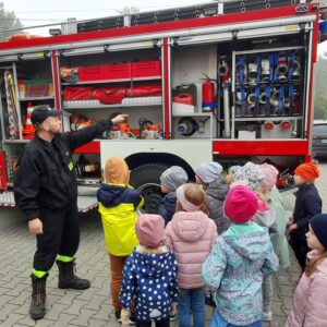Wizyta Przedszkolaków w Straży Pożarnej