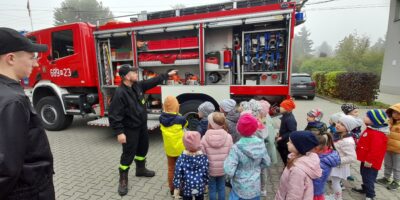 Wizyta Przedszkolaków w Straży Pożarnej